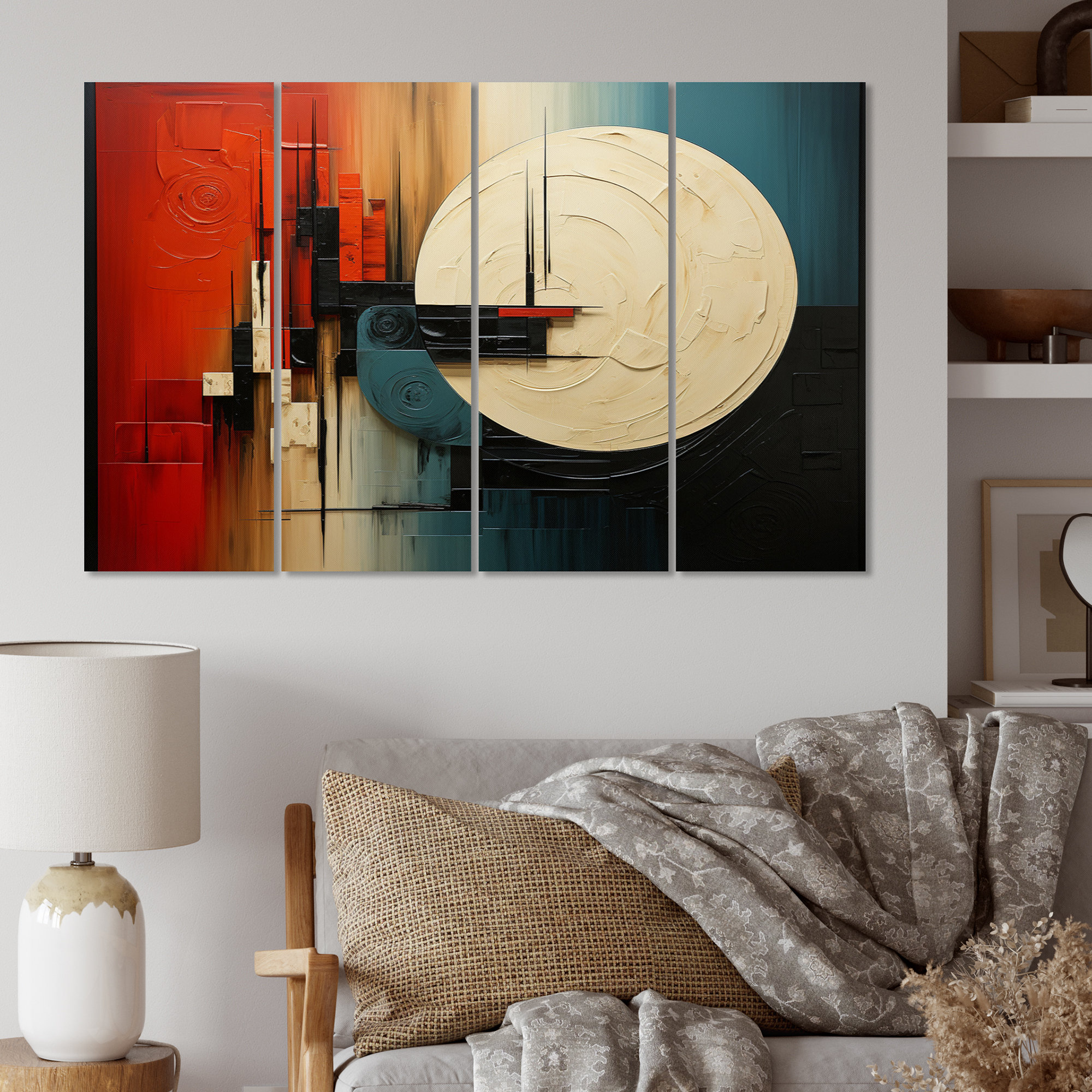 Design Art Asian Art Harmonious Balance I Asian Canvas Art Print 4